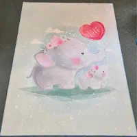 فرش و پرده فیلی کوچولوی کودک