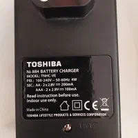شارژر توشیبا بهمراه ۴ باتری قلمی قابل شارژ ۱۹۵۰|دوربین عکاسی و فیلم‌برداری|تهران, دکتر هوشیار|دیوار