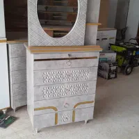 میز آرایش ۵ کشو و آینه کنسول وکیوم
