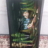 تابلو نقاشی روی مخمل|تابلو، نقاشی، عکس|مشهد, عبادی|دیوار
