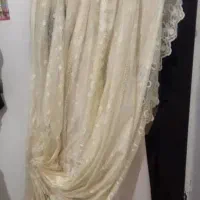 شال توری با چوب پرده|پرده، رانر، رومیزی|خرم‌آباد, |دیوار