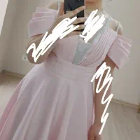 لباس مجلسی پیراهن سایز ۳۸ صورتی