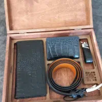 ست چرم طبیعی کادویی