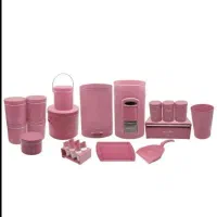 سرویس سطل  صورتی آشپزخانه بهازکالا