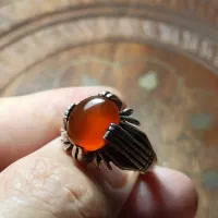 انگشتر نقره سنگ شرف شمس|جواهرات|رشت, شهرک صبا|دیوار