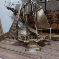 کشتی دستساز آنتیک|مجسمه، تندیس، ماکت|تبریز, |دیوار