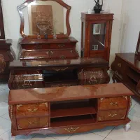 میز تلویزیون معرق چوب مازول ظریف|میز تلویزیون|تهران, علم و صنعت|دیوار