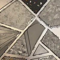 فروش تابلو نقاشی مدرن ساخته شده از ورق نقره|تابلو، نقاشی، عکس|تهران, ولنجک|دیوار