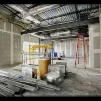 تعمرات داخلی ساختمان. (گچ کاری سیمان کاری..