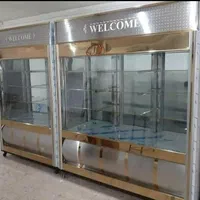 یخچال ایستاده استیل دومتری