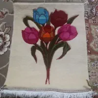 تابلو فرش گل