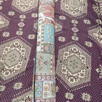 کناره بزرگ قالیچه گرد گل برجسته|فرش|ری, سیزده آبان|دیوار