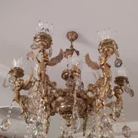 لوستر برنجی|لوستر و چراغ آویز|نسیمشهر, |دیوار