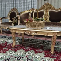 مبل سلطنتی  ۱۹ نفره به همراه میز ۸ نفره نهار خوری
