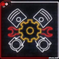 طراحی و ساخت تابلو نئون|ریسه و چراغ تزئینی|کرمان, |دیوار