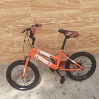 دوچرخه ۱۶ لاستیک هاش نو نو هنوز خار لاستیک هس