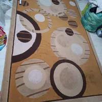 فرش ۶ متری فانتزی گل برجسته بهمراه پادری ست|فرش|کرج, گوهردشت|دیوار