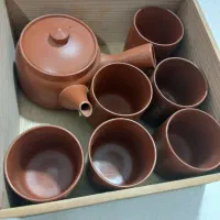 سرویس چای خوری دست‌ساز ژاپنی آکبند با جعبه|قوری، کتری، قهوه‌ساز دستی|تهران, نعمت‌آباد|دیوار
