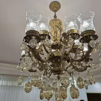 لوستر برنجی|لوستر و چراغ آویز|تبریز, |دیوار