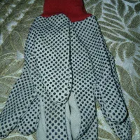 دستکش کتانی خالدار
