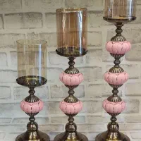 ست شمعدان و آباژورهای  خاص و زیبا|صنایع دستی و سایر لوازم تزئینی|گرگان, |دیوار