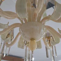 لوستر ۸شعله ی تمام کریستال ژاپنی|لوستر و چراغ آویز|قزوین, |دیوار