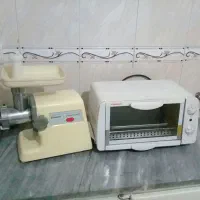 توستر سونی  و چرخ گوشت ناتیونال