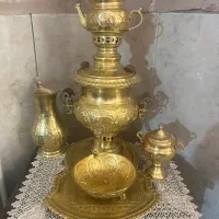 سماور زغالی طرح دار