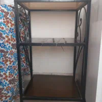 میز تزئینی فرفوژه شیشه دار