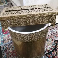 سطل زباله وجادستمال کاغذی انتیک|صنایع دستی و سایر لوازم تزئینی|تهران, شادآباد|دیوار