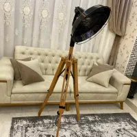 آباژور مدرن تلسکوپی برند چوبی نو|چراغ خواب و آباژور|محمدیه-قزوین, |دیوار