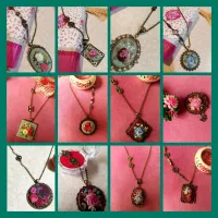 انواع گردنبند گلدوزی