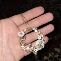 گردنبند نقره آبکاری طلا|جواهرات|اردبیل, |دیوار
