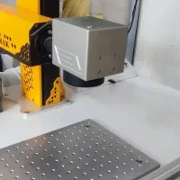 دستگاه لیزر حکاکی و برش فایبر ۵۰ وات|ماشین‌آلات صنعتی|زنجان, |دیوار