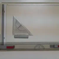 تخته‌رسم c class / خط‌کش T / خط‌کش اشل مهندسی