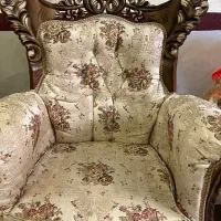 مبل سلطنتی ۹ نفره چوب راش خوشگل درحد