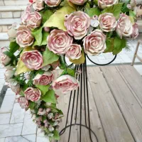 گل بلندر مصنوعی|گل مصنوعی|یزد, |دیوار