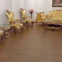 مبلمان و ناهارخوری دو رو منبت پارچه ایتالیایی|مبلمان خانگی و میز عسلی|تهران, سعادت‌آباد|دیوار