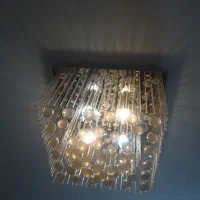 ** دو عدد لوستر کریستال **