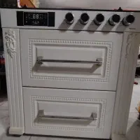 اجاق گاز طرح فر صفحه شیشه ای ورونا