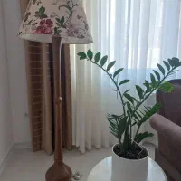 آباژور کنارسالنی چوب چنار دست ساز و یونیک و خاص|چراغ خواب و آباژور|ساری, |دیوار