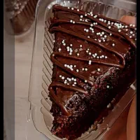 کیک اسلایسی و ژله چند رنگ تک نفره