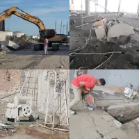 سیمبرش بتن و کاتر بتن / تخریب