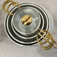 سرویس ۱۴ پارچه بدنه استیل ضد خش|ظروف پخت‌وپز|بهشهر, |دیوار