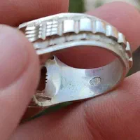 انگشتر نقره دستساز شهریار مدل رولکسی|بدلیجات|تهران, نیروی هوایی (پیروزی)|دیوار