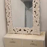 میزناخن دونفره دو نیم تکی یکو دویست آینه کنسول|آرایشگاه و سالن‌های زیبایی|خرم‌آباد, |دیوار