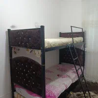 تخت دوطبقه متحرک درحد نو