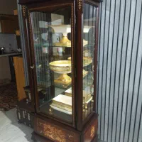 گنجه و آینه کنسول چوب