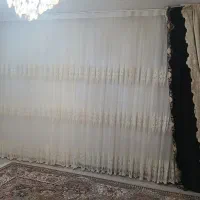 پرده حریر و والان مخمل پذیرایی