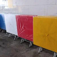 صندلی پلاستیکی ومیز فست فودی تاشو